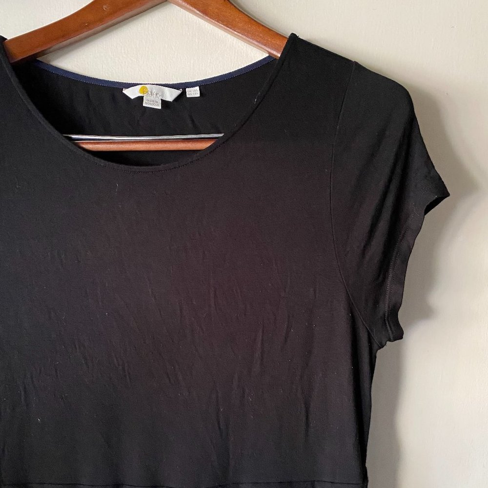 Black Knit Boden Women's Knit Dress 12L